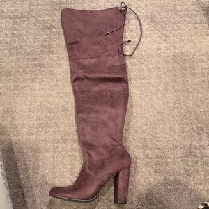 a new day Over-the-Knee Boots - Plum